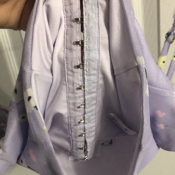 Princess Polly Lace Floral Y2K Mesh Corset Crop Top in Lilac Purple - Picture 7 of 10
